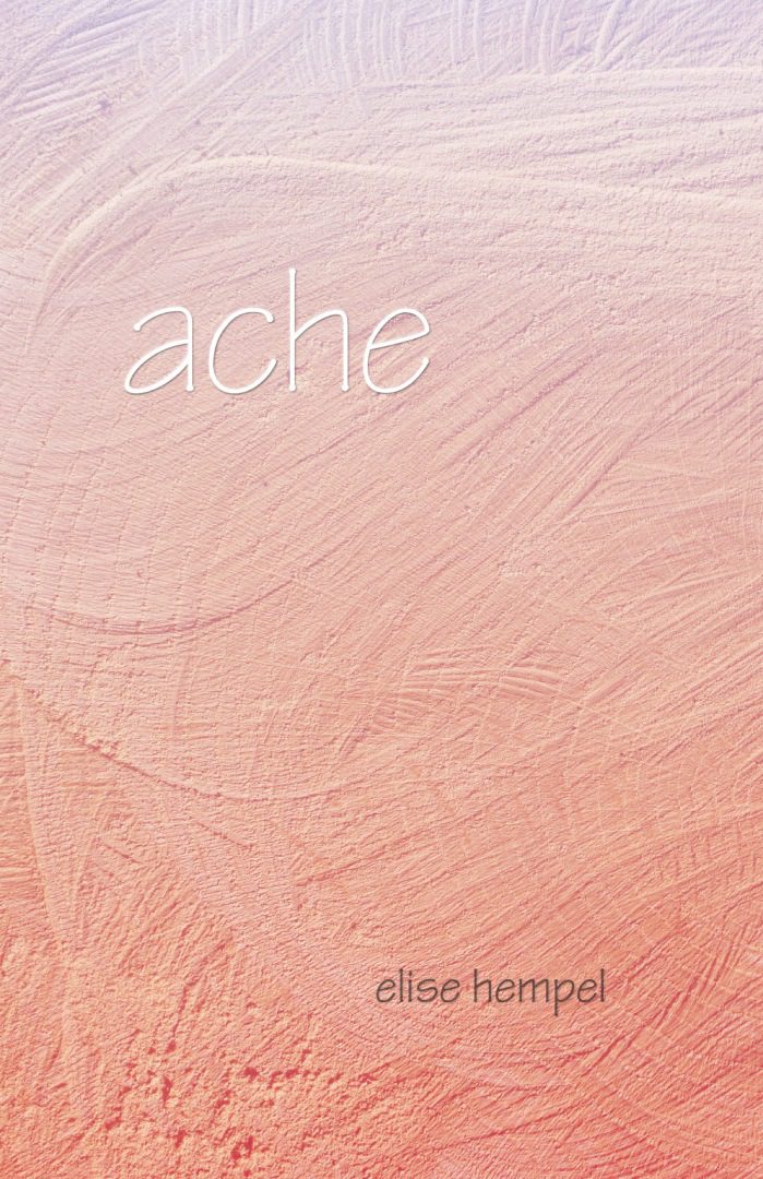 A pink background with the word ache written in white.